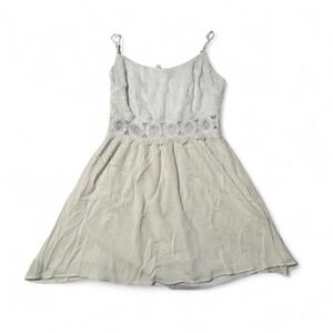 Ijoah |‎ White Mini Tank Top Dress | Woman's Size Small